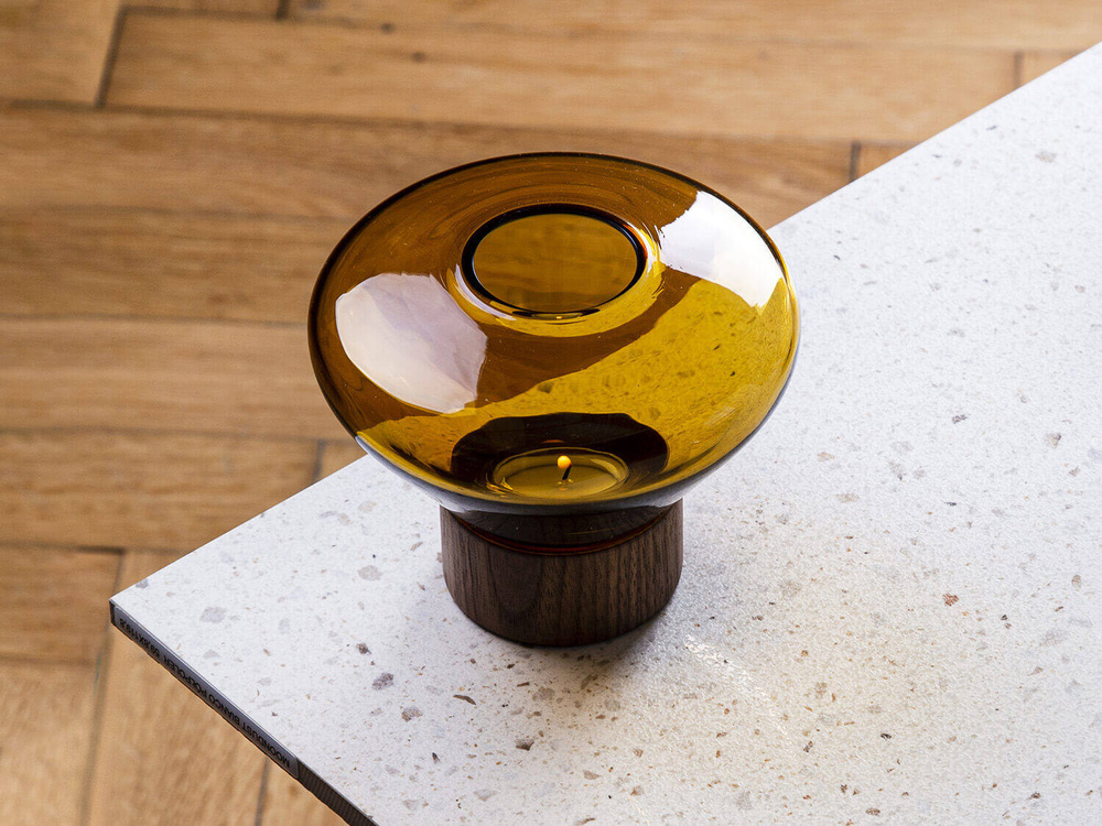 Brokis :: Świecznik Muffins wys. 10 cm transparentny