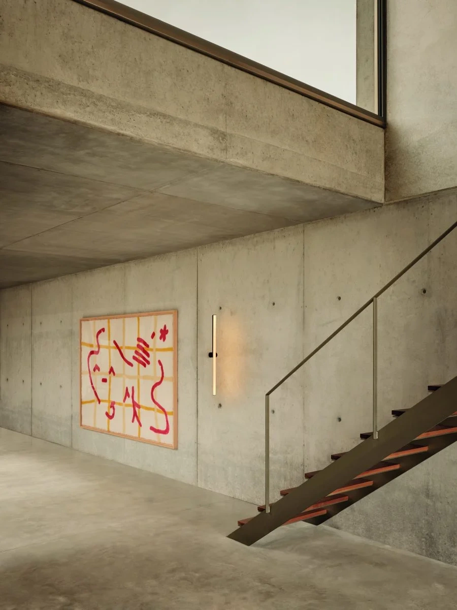 Marset :: Ambrosia right gold wall lamp, width 60 cm