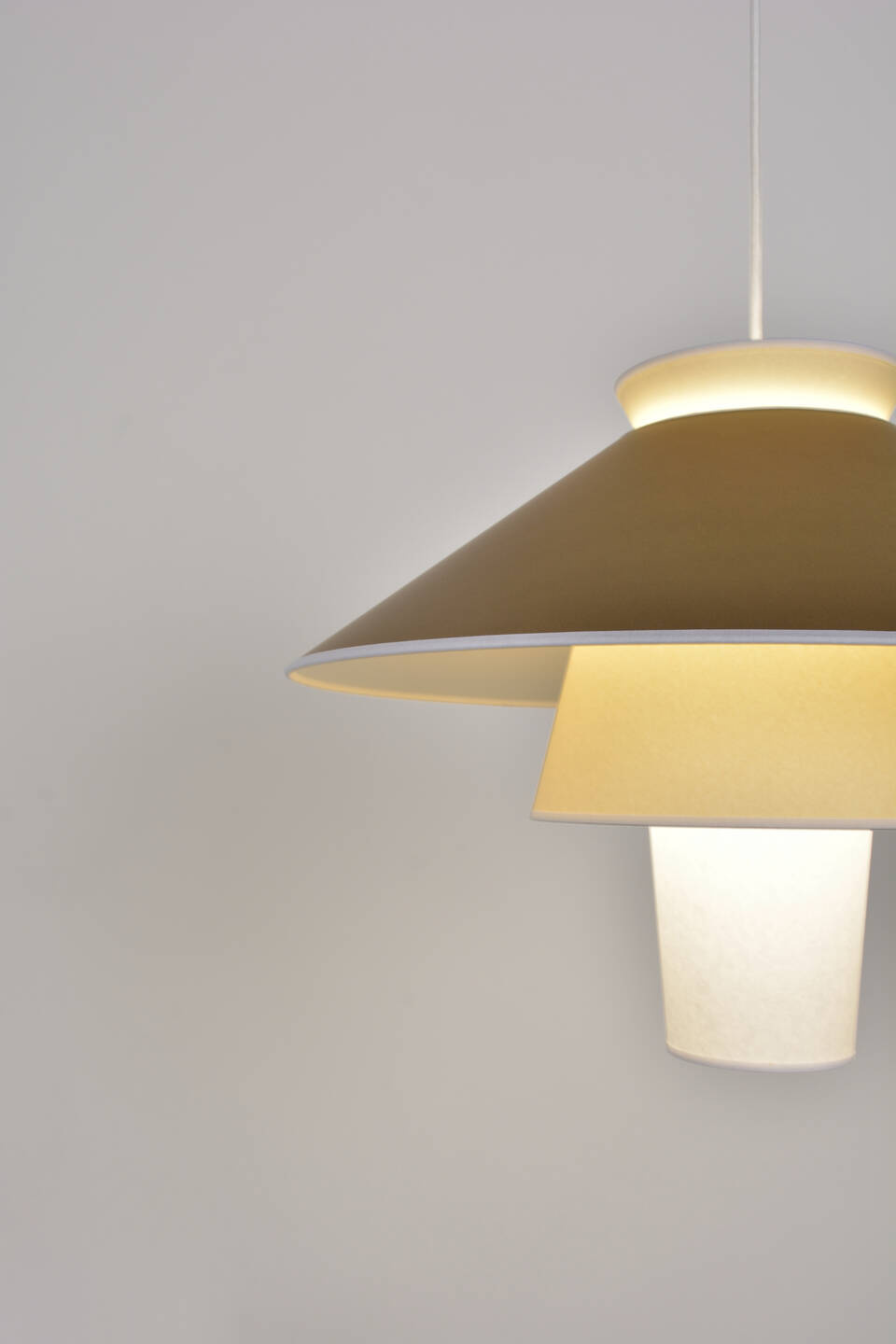 Marktset :: Hängelampe Ruche, Durchmesser 58 cm, braun, Größe L