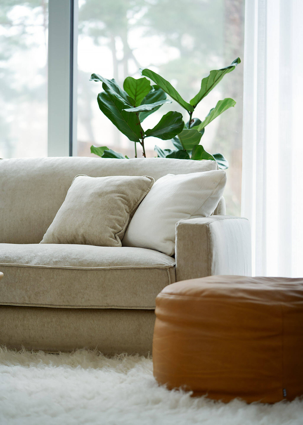 Sits :: Upholstered Fatty pouf, diameter 45 cm, color to choose from