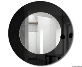 GieraDesign :: decorative mirror Modern Black Line round dia. 88