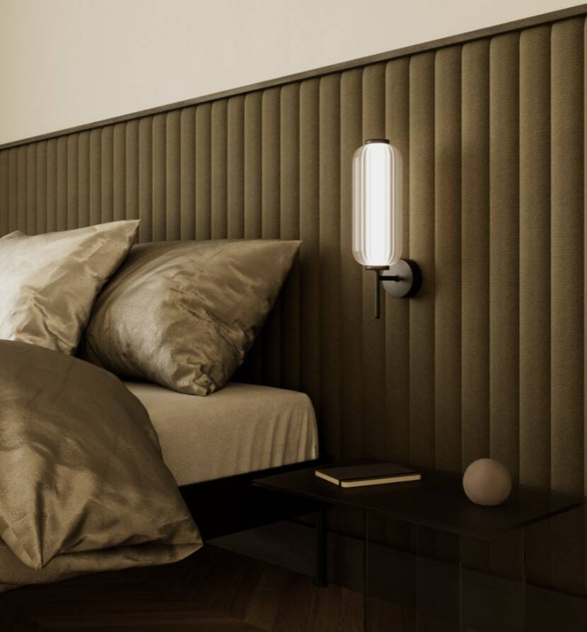 Aromas :: Elma wall lamp / sconce, height 44 cm, gold