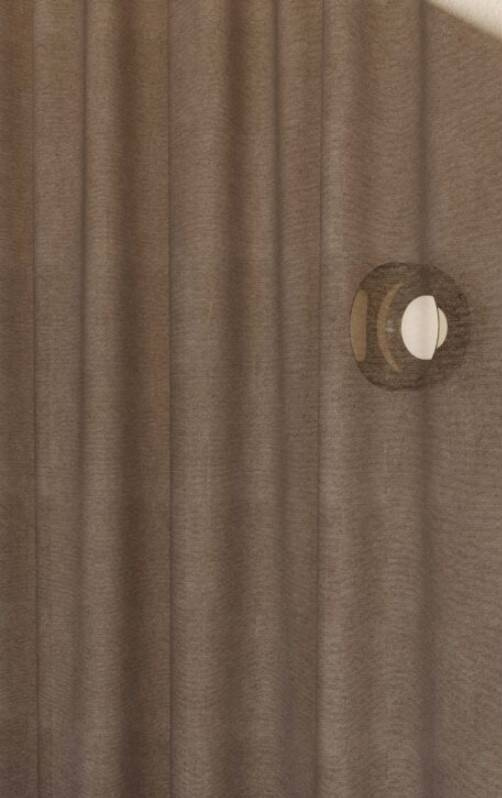 Aromas :: Ipon black wall lamp, diameter 20 cm, transparent glass