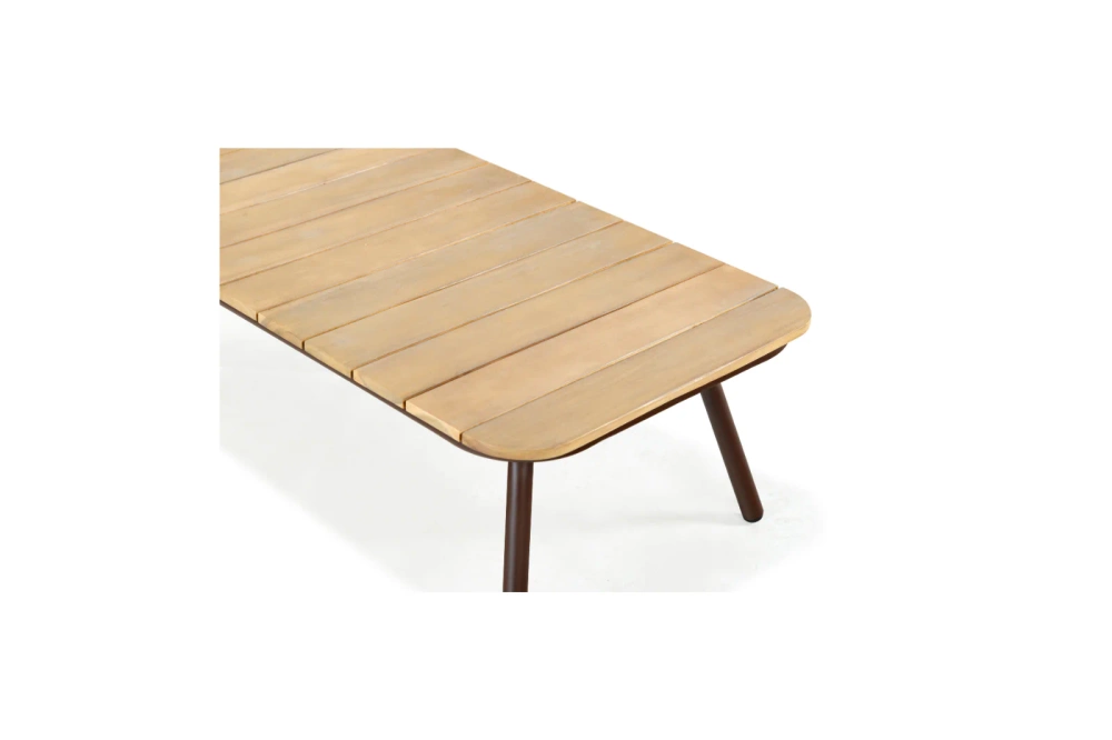 Kunesti :: Stolik ogrodowy Coffee or tea drewniany blat szer. 130 cm