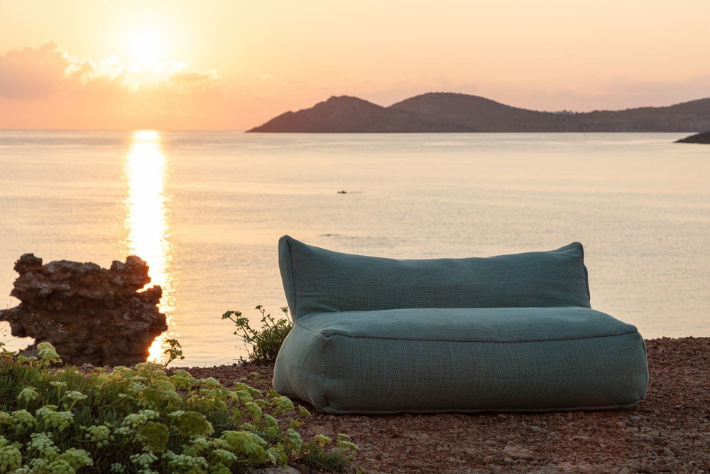 Roolf Living :: Kanapa ogrodowa Love Seat niebieska