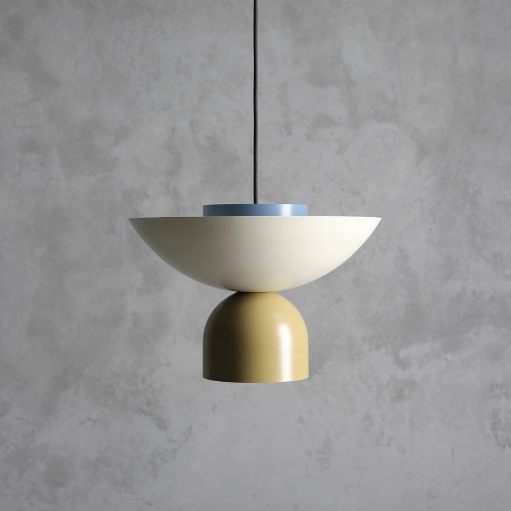 Artera :: Modulare Pendelleuchte im skandinavischen Design ILIA Creme/Dunkelblau/Pistazie (dunkel)