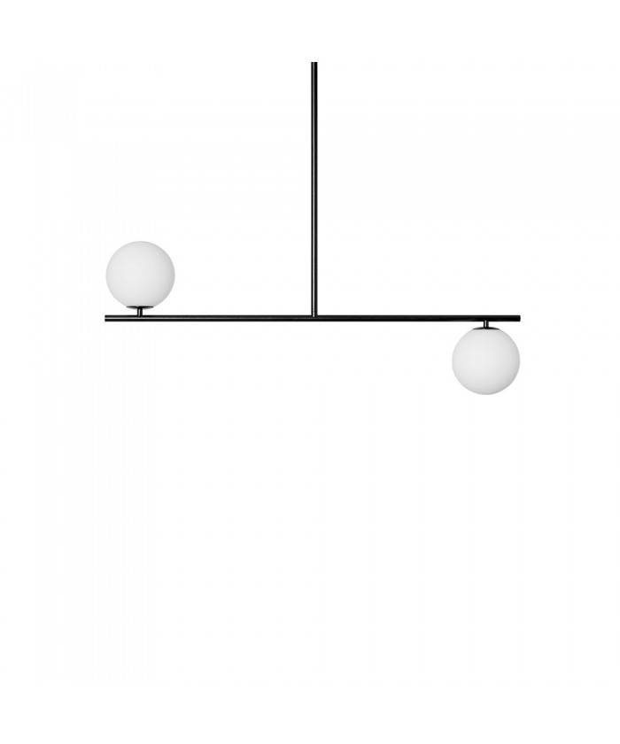 Ummo :: Suguri C Deckenleuchte schwarz-weiß Höhe 112 cm Größe L