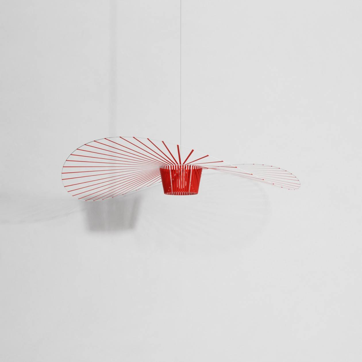 Petite Friture :: Lampa wisząca Vertigo Medium czerwona śr. 140 cm