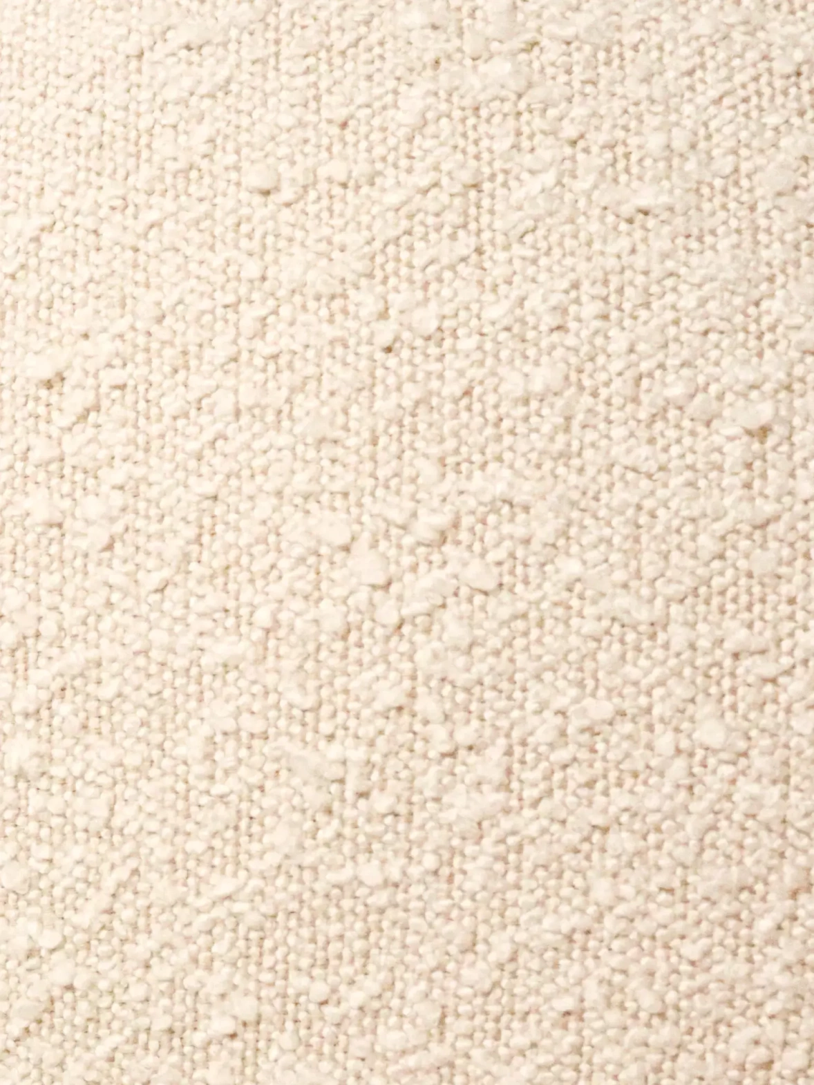 Nordic Line :: Upholstered sofa Michelle 3-seater cream boucle 236x68x100 cm