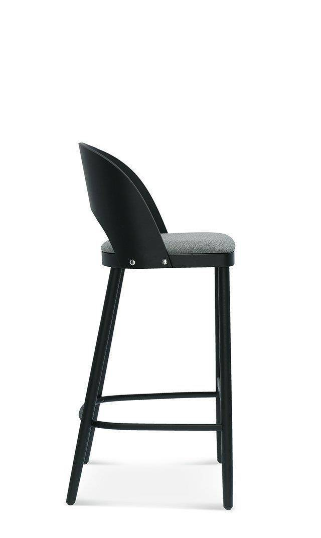 Fameg :: Hoker / Bar Stuhl aus Holz Avola schwarz
