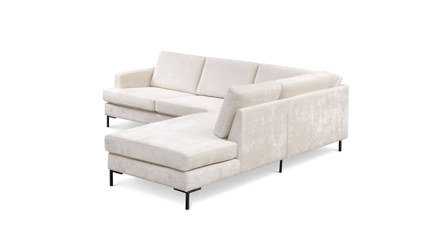 Nordic Line :: Corner sofa / modular corner sofa London Deep cream