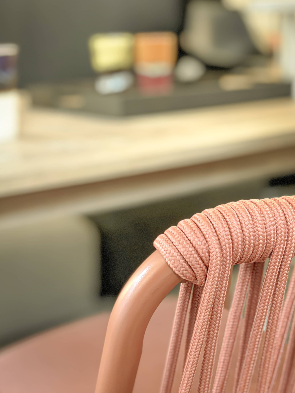 Kunesti :: Have some joy orange garden chair, width 55 cm