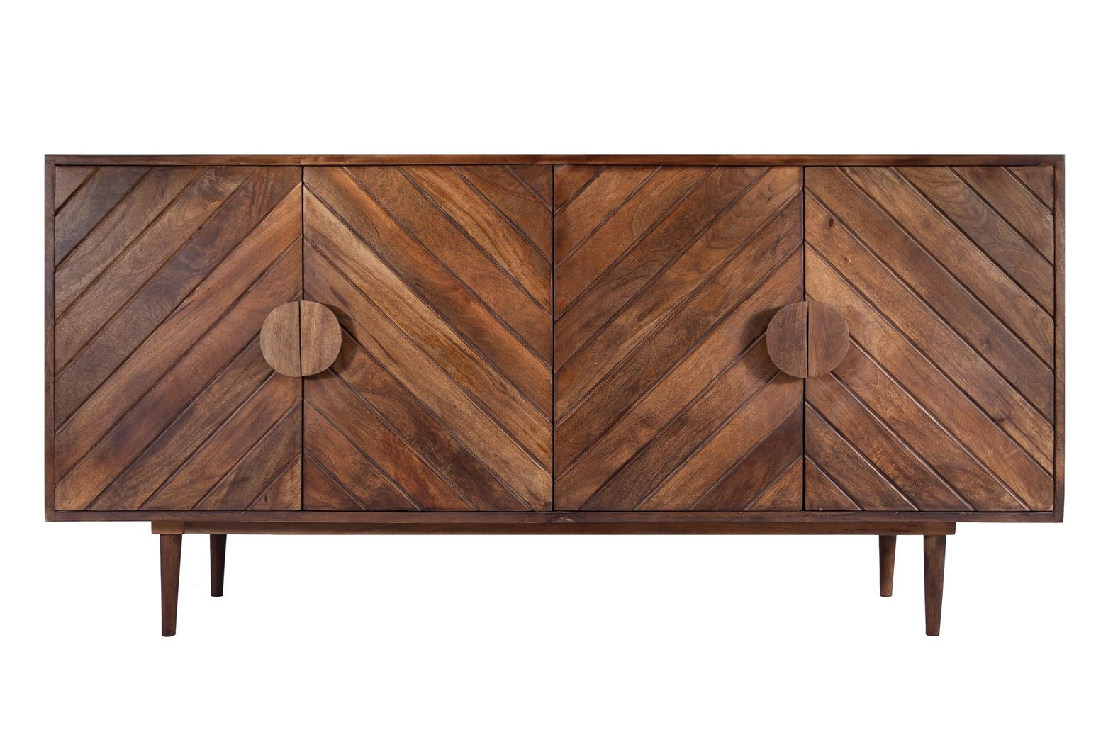 TABLE4U :: Drewniana komoda Janina 160x45x80 - kolor bursztyn