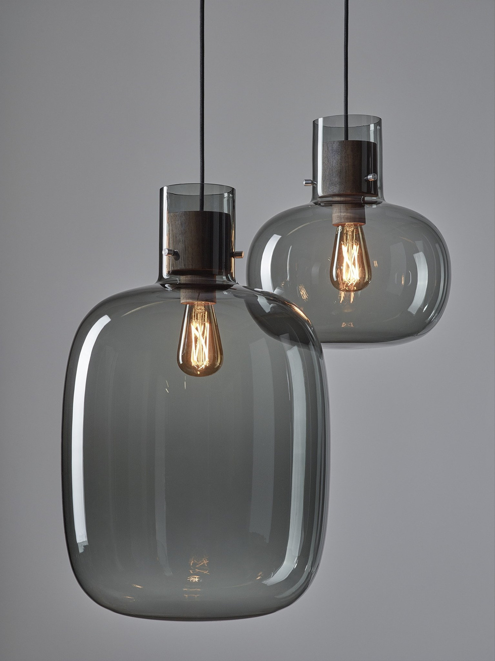 Brokis ::  Pendant lamp Awa Large smoke grey