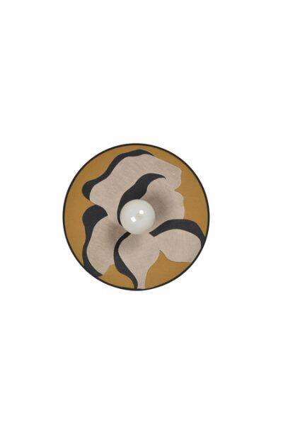Market Set :: Sonia Laudet D40 wall lamp/sconce, diameter 40 cm, mustard-beige