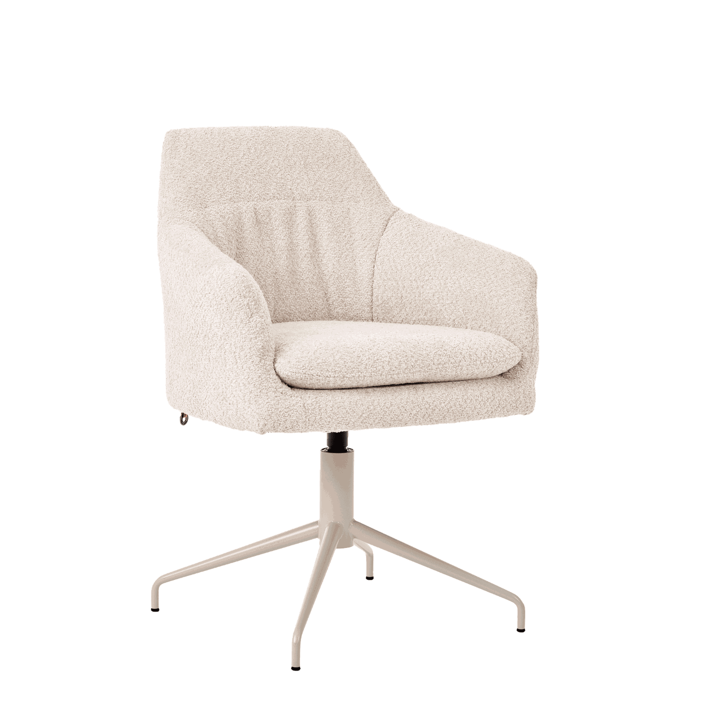 Mobitec :: Saga C08 swivel office chair with armrests, width 62 cm, beige