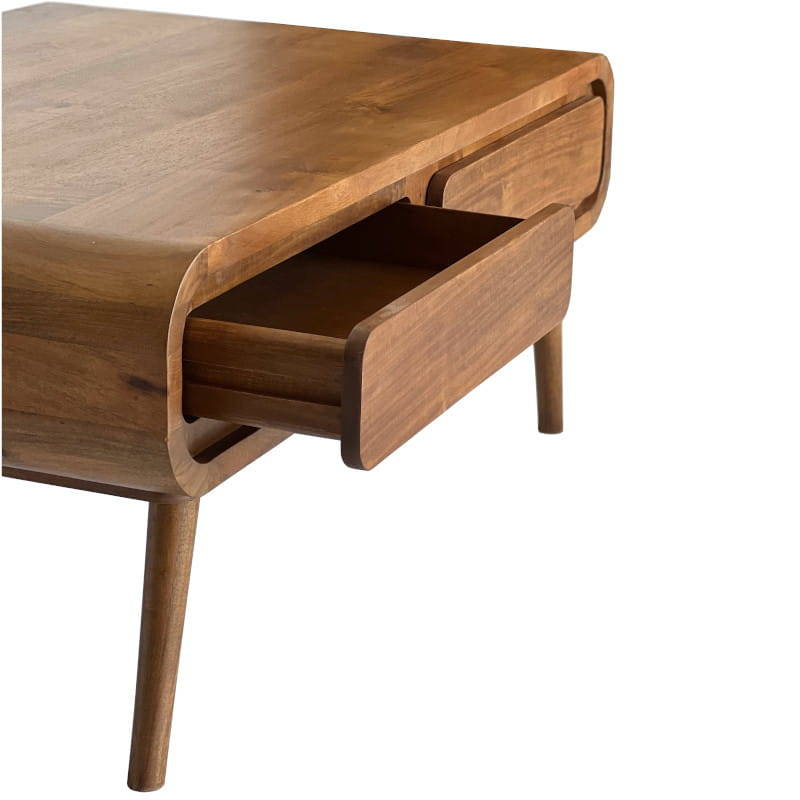 Table4U :: Gubbe wooden coffee table 110x70 cm amber color