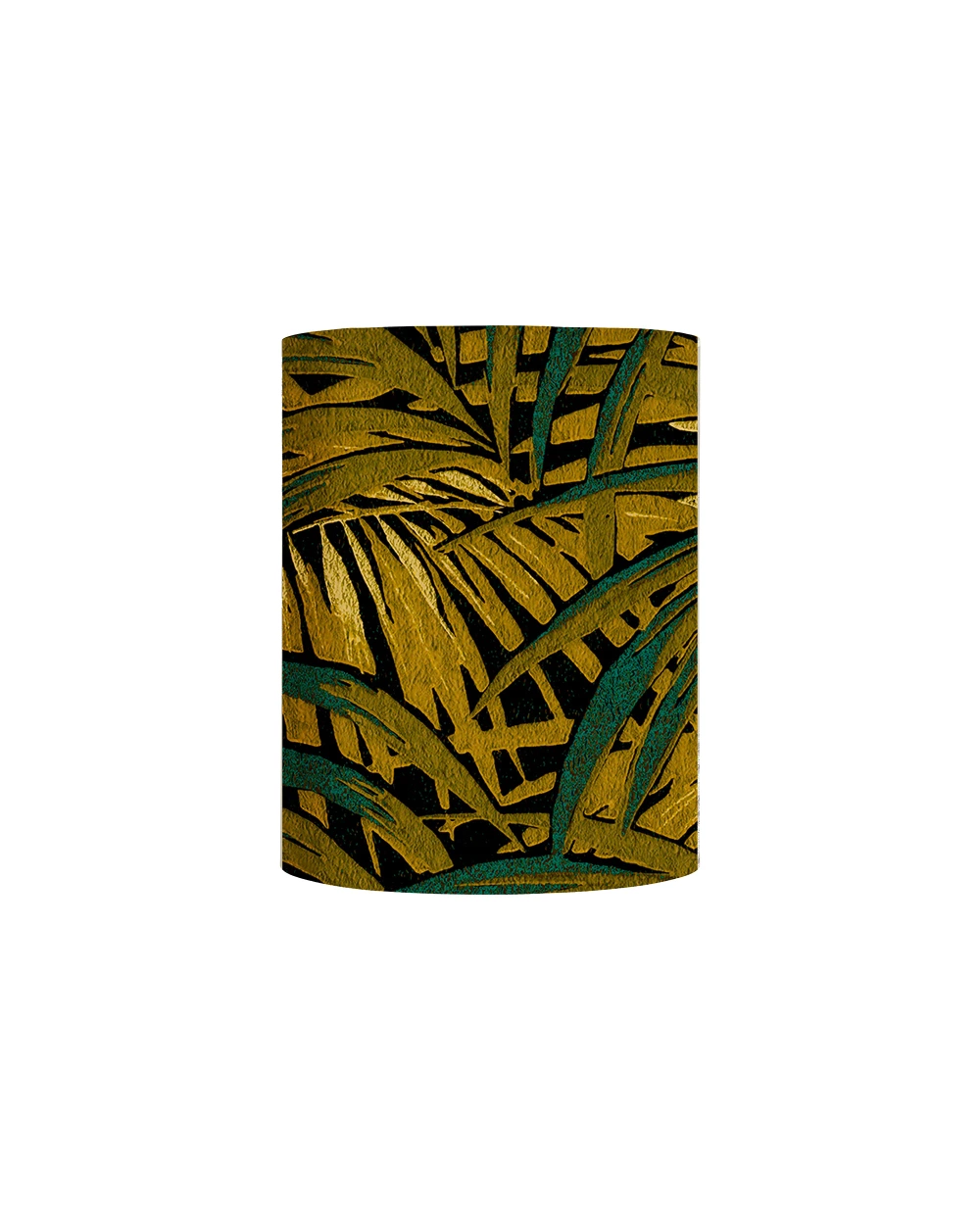 EBB & FLOW :: Futura table lamp size S transparent gold with green gold shade