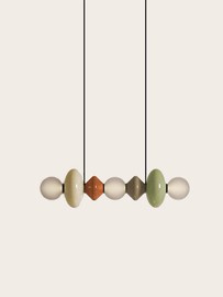 Aromas :: Mapi horizontal hanging lamp, width 117 cm, multicolor