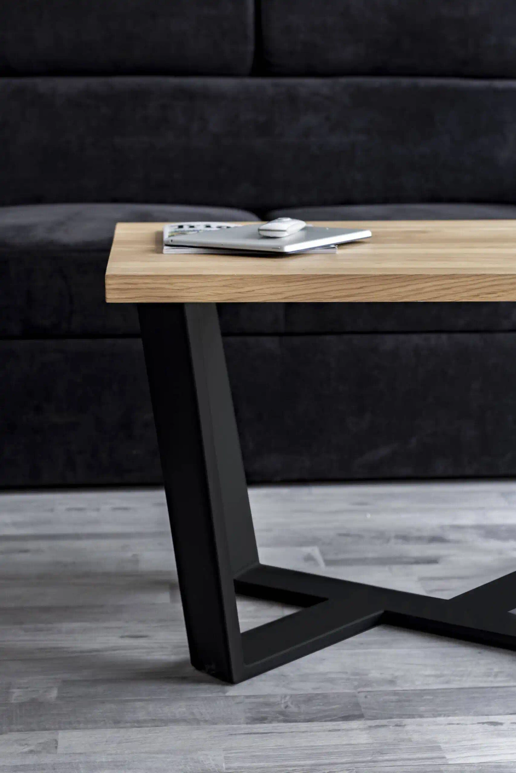 Loft Decora :: Little Black rectangular coffee table, width 80 cm