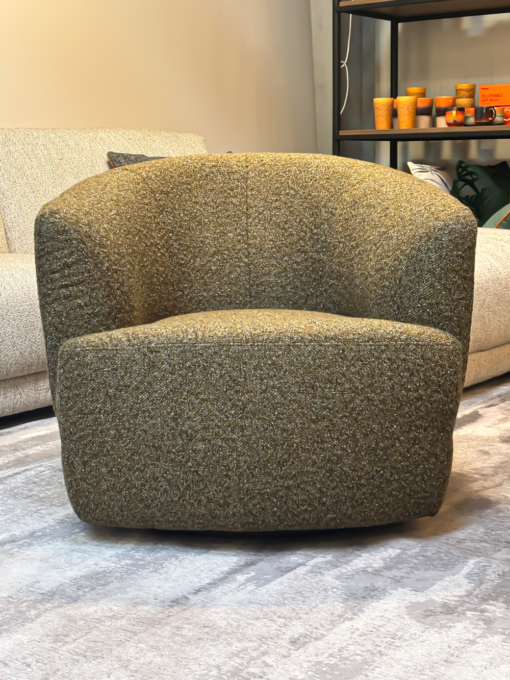 Escapade :: Fotel tapicerowany Ruben zielony