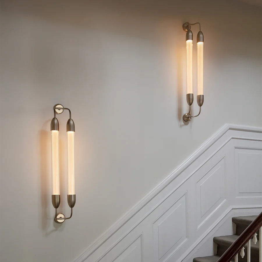 Umage :: Lemon Squeeze Double Long wall lamp / sconce, height 94 cm, polished brass