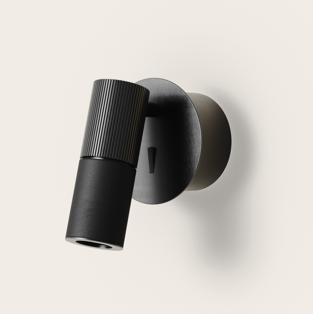 Aromas :: Lampa ścienna / kinkiet Tura C czarny metal
