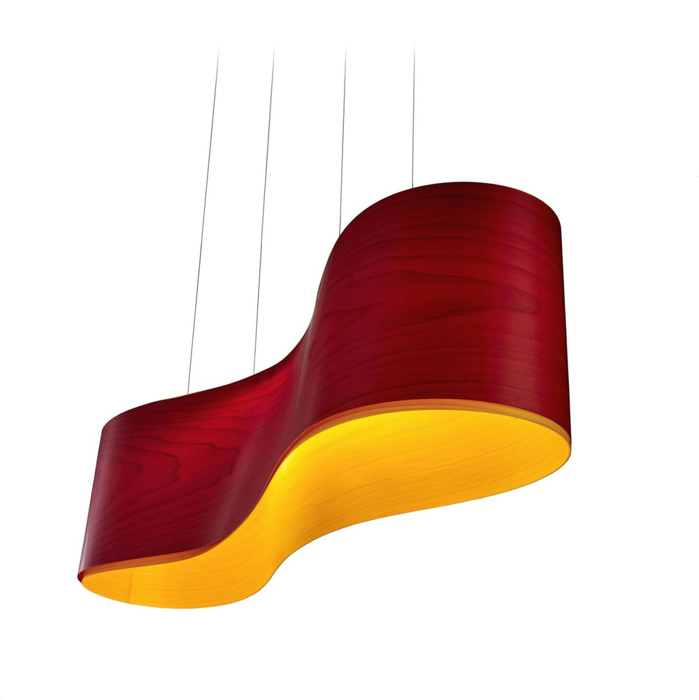 LZF :: Lampa wisząca New Wave czerwona rozm. S 
