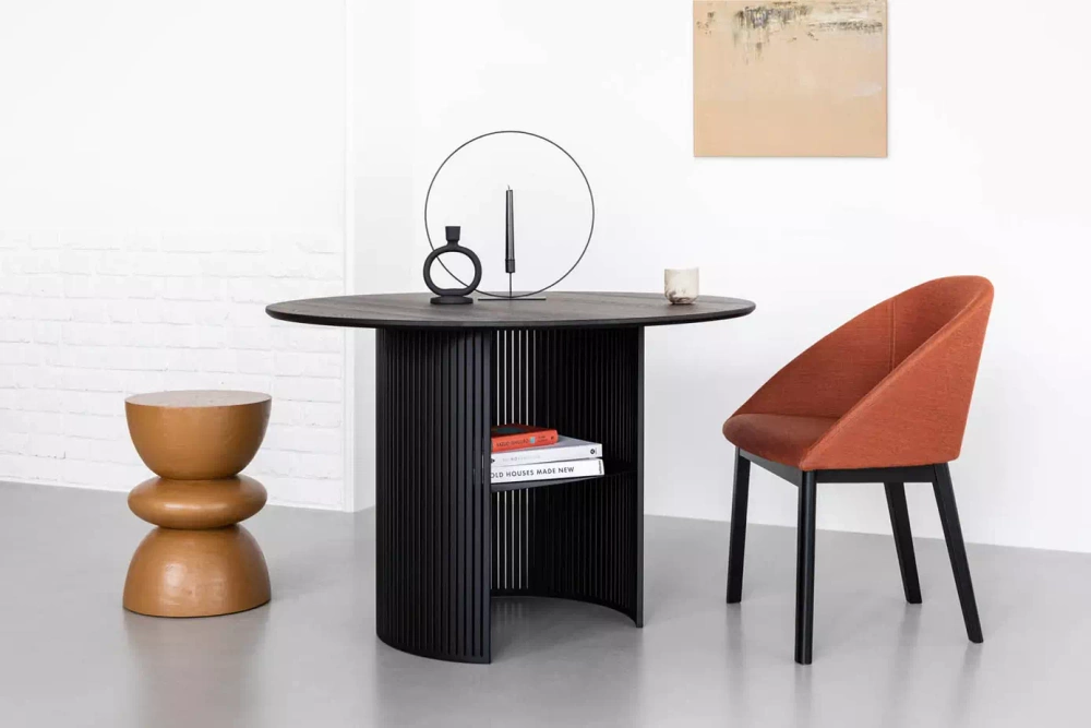 Loft Decora :: Cave round table brown/black dia. 110 cm