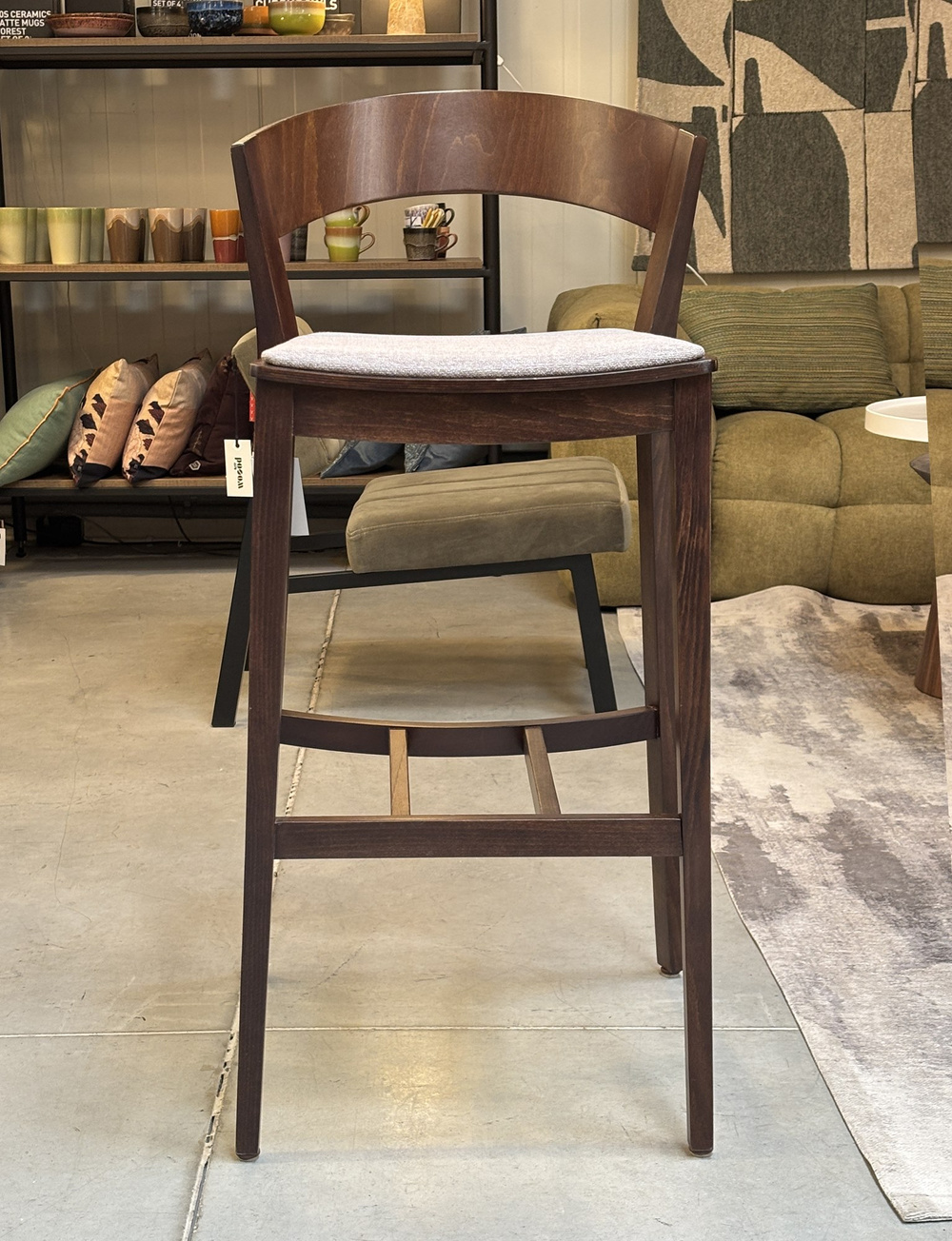 Paged :: Archer H-4800 Barhocker / Hocker, Sitzhöhe 78 cm, Buche