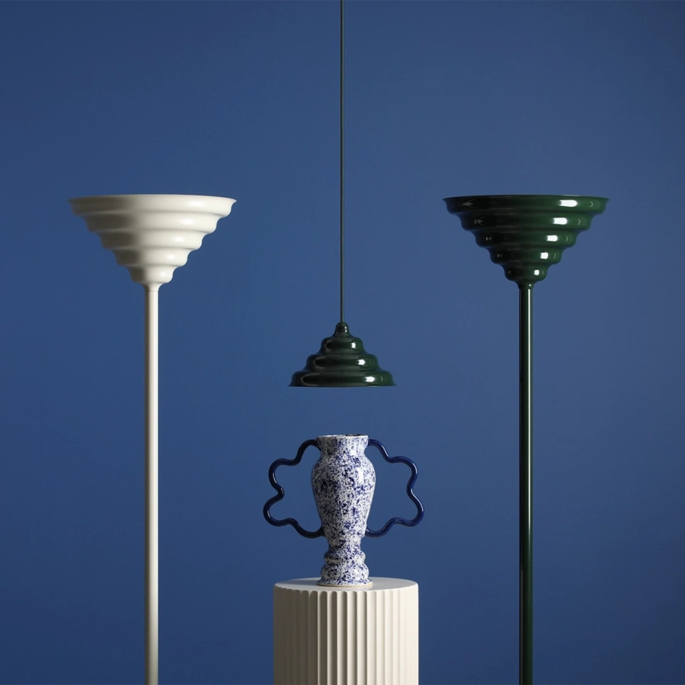 Artera :: Lampa podłogowa Fala L wys. 154 cm zielona