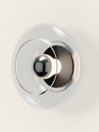 Aromas :: Lampa ścienna / kinkiet Vitree czarny metal