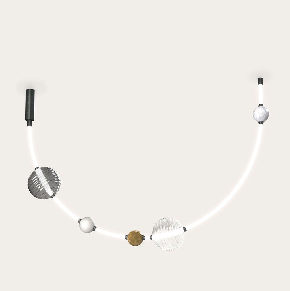 Aromas :: Lampa wisząca Yma Horizontal dł. 300 cm wielokolorowa