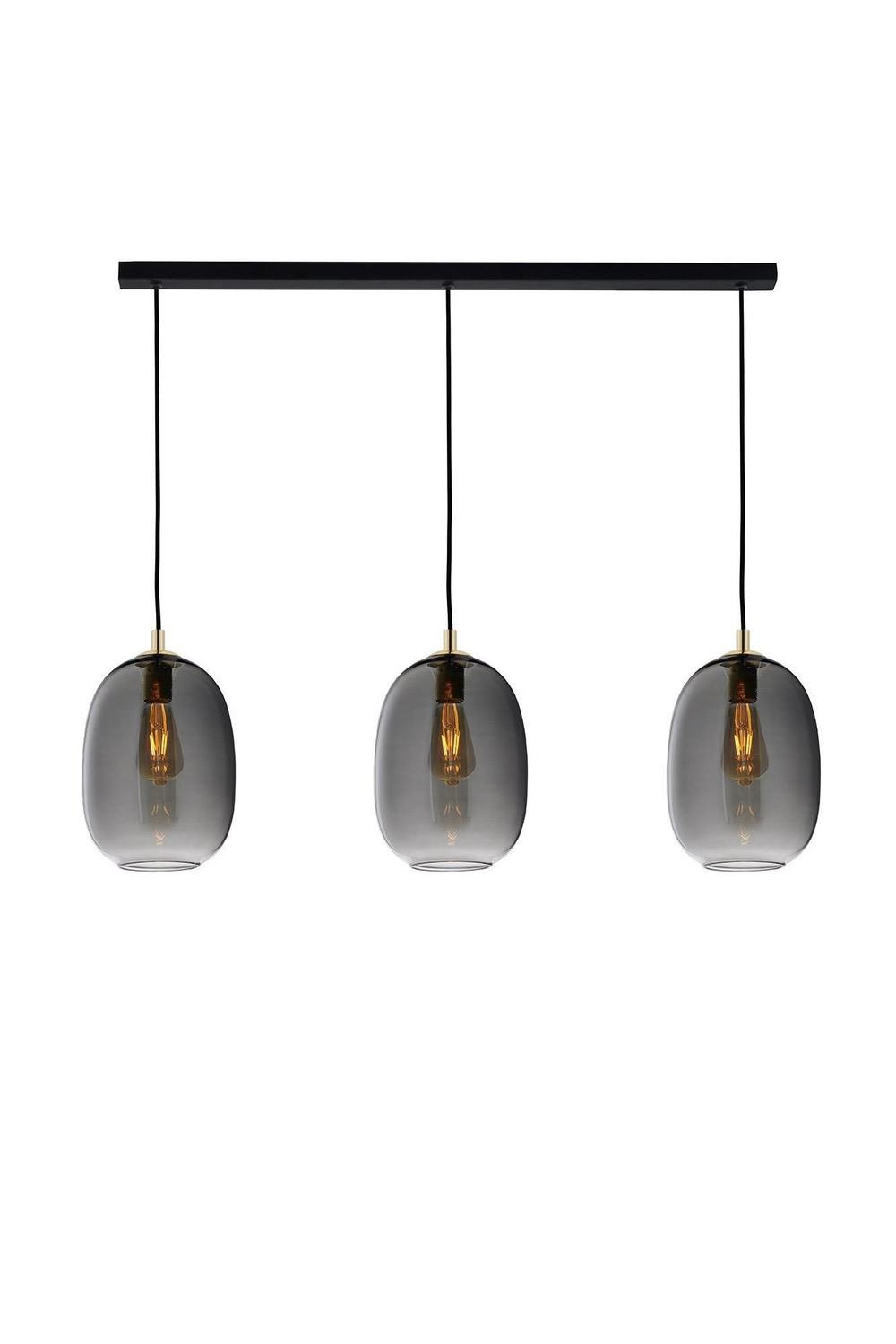 Kaspa :: Hanging lamp Onyx 3 shades black