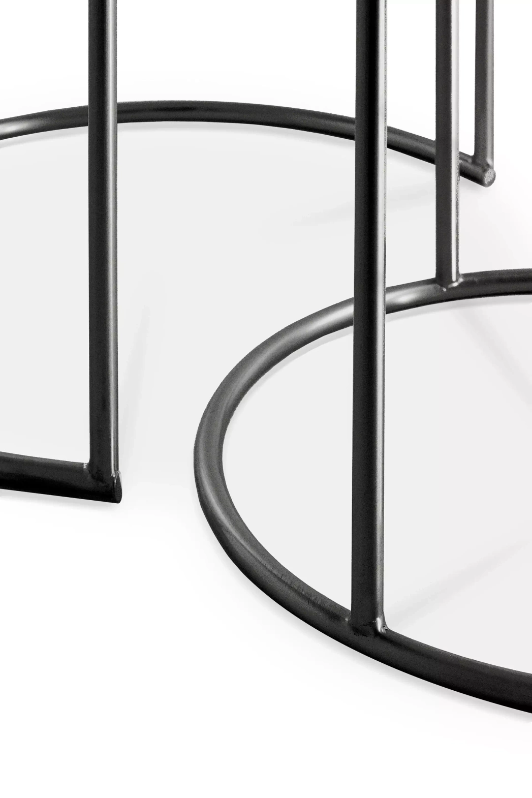 Ethnicraft :: Set of two Bronze Nesting coffee tables