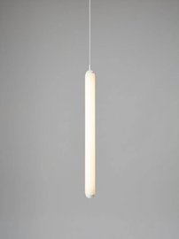 Brokis :: Lampa wisząca Puro Solo Vertical srebrna wys. 103 cm