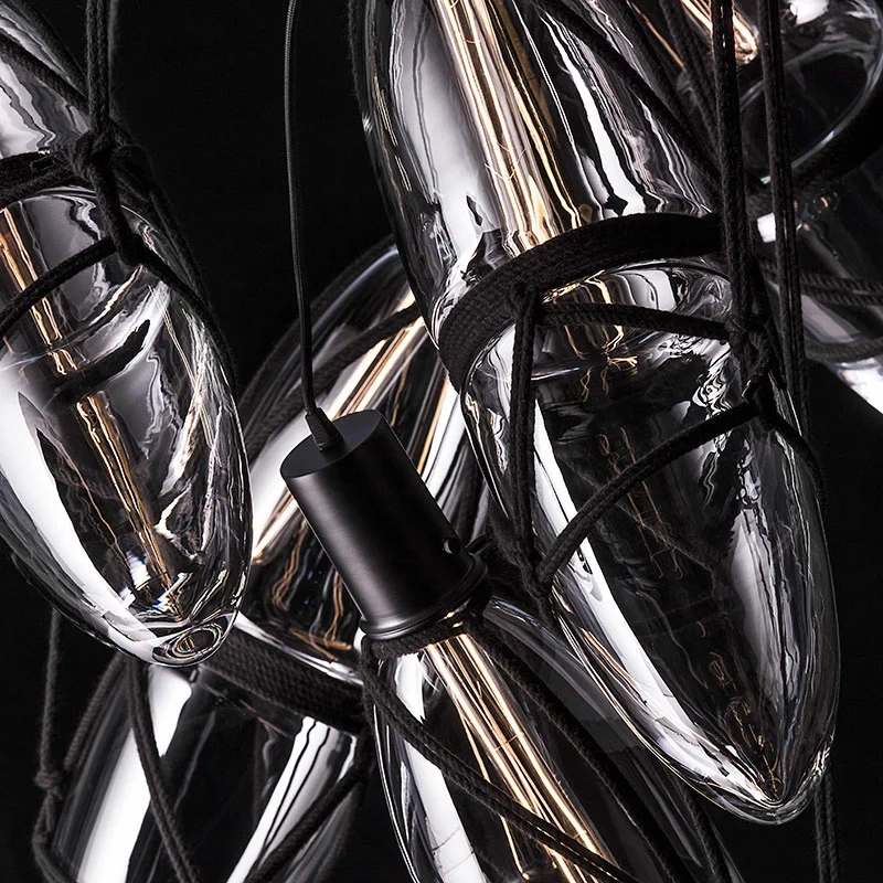 Bomma :: Shibari 5 transparent hanging lamp