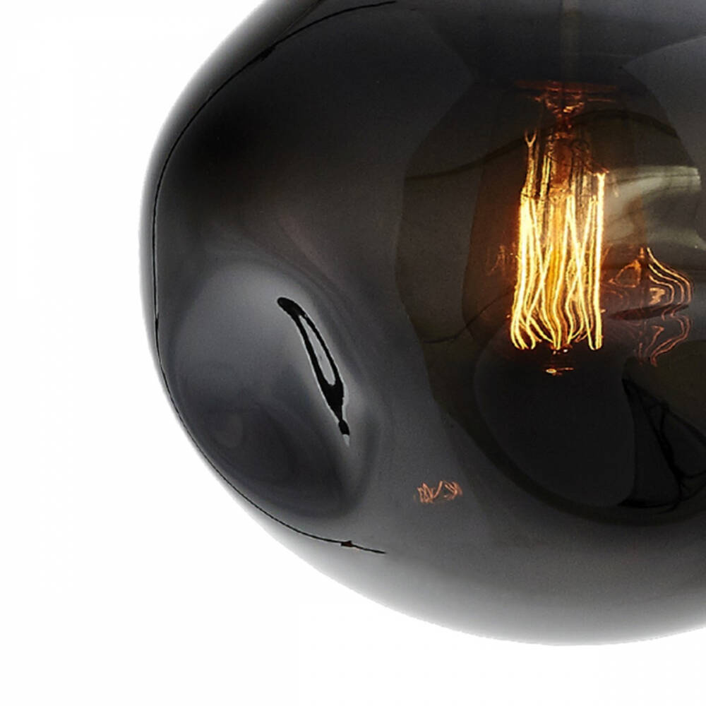 Kaspa :: Avia Black hanging lamp, size S, black, diameter 25 cm