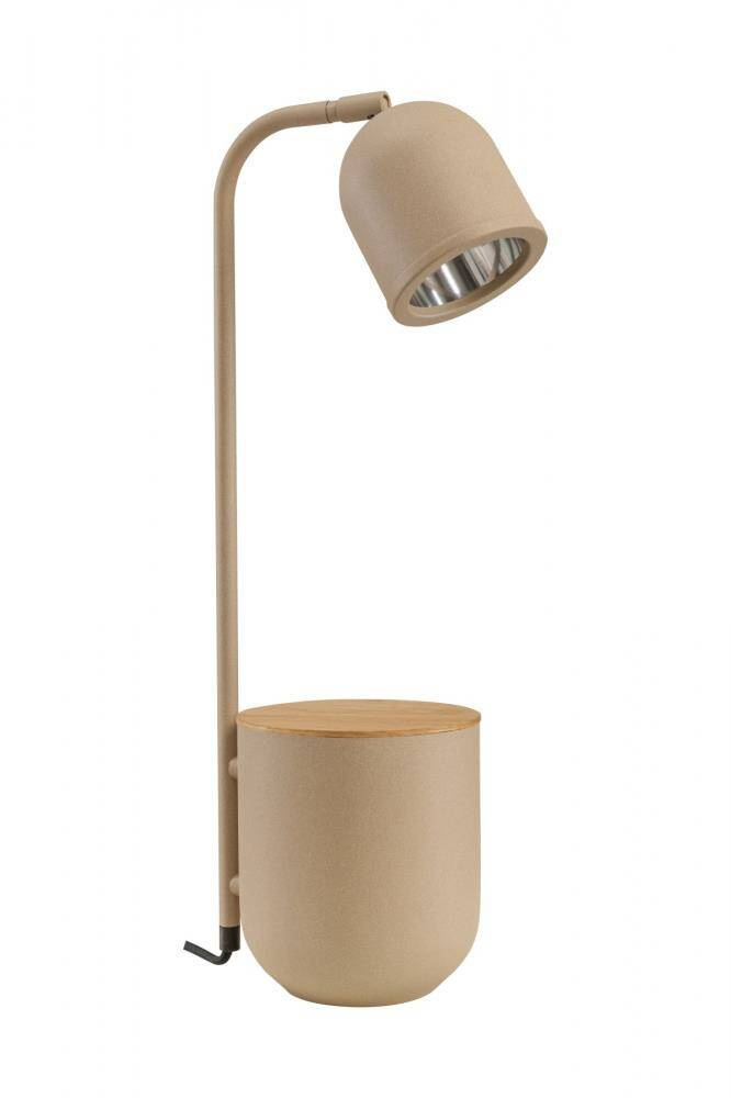 Kaspa :: Botanica Wood Table Lamp Beige