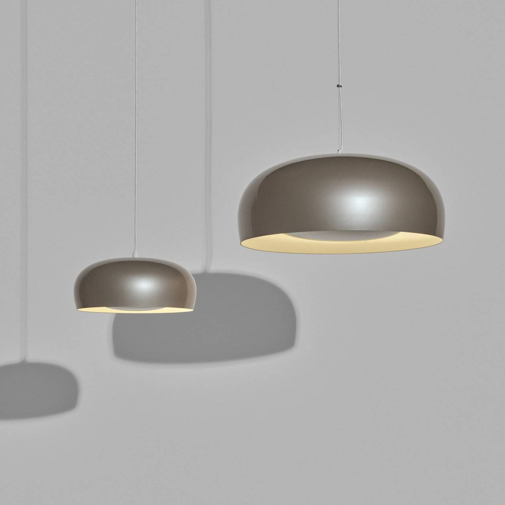 Petite Friture :: Lampa wisząca Brush Large srebrna śr. 60 cm