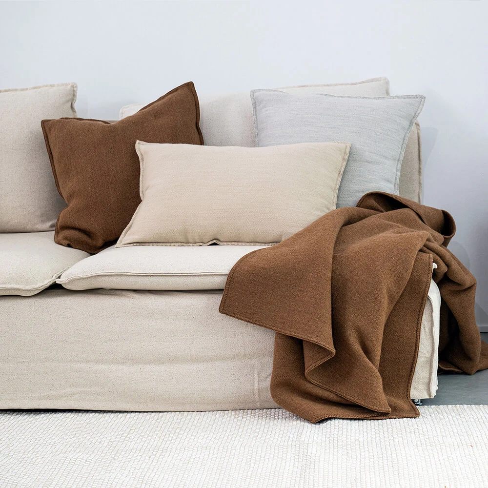 Moyha :: Pled z wełny orzechowy 180x240 cm