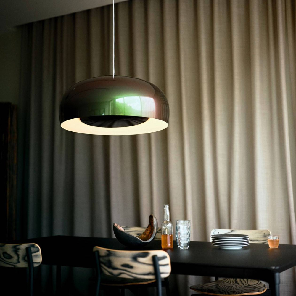 Petite Friture :: Lampa wisząca Brush Large zielona śr. 60 cm