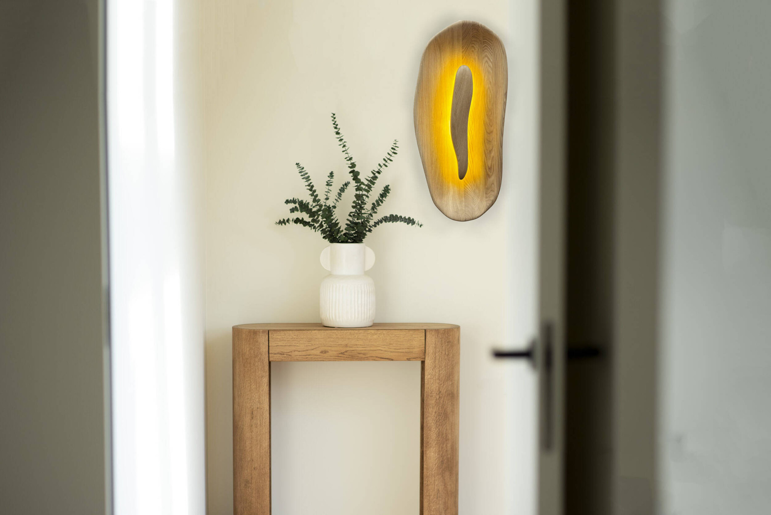 Contardi :: Imelo oak wall lamp/sconce