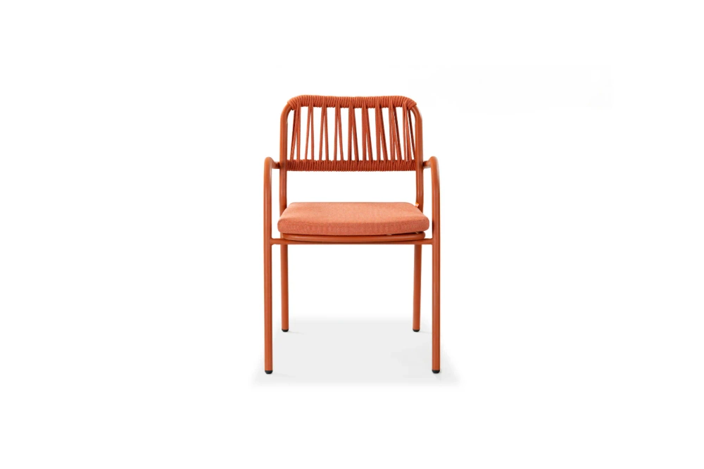 Kunesti :: Have some joy orange garden chair, width 55 cm
