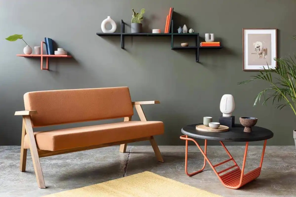 Loft Decora :: Półka ścienna Puzi czarna szer. 60 cm