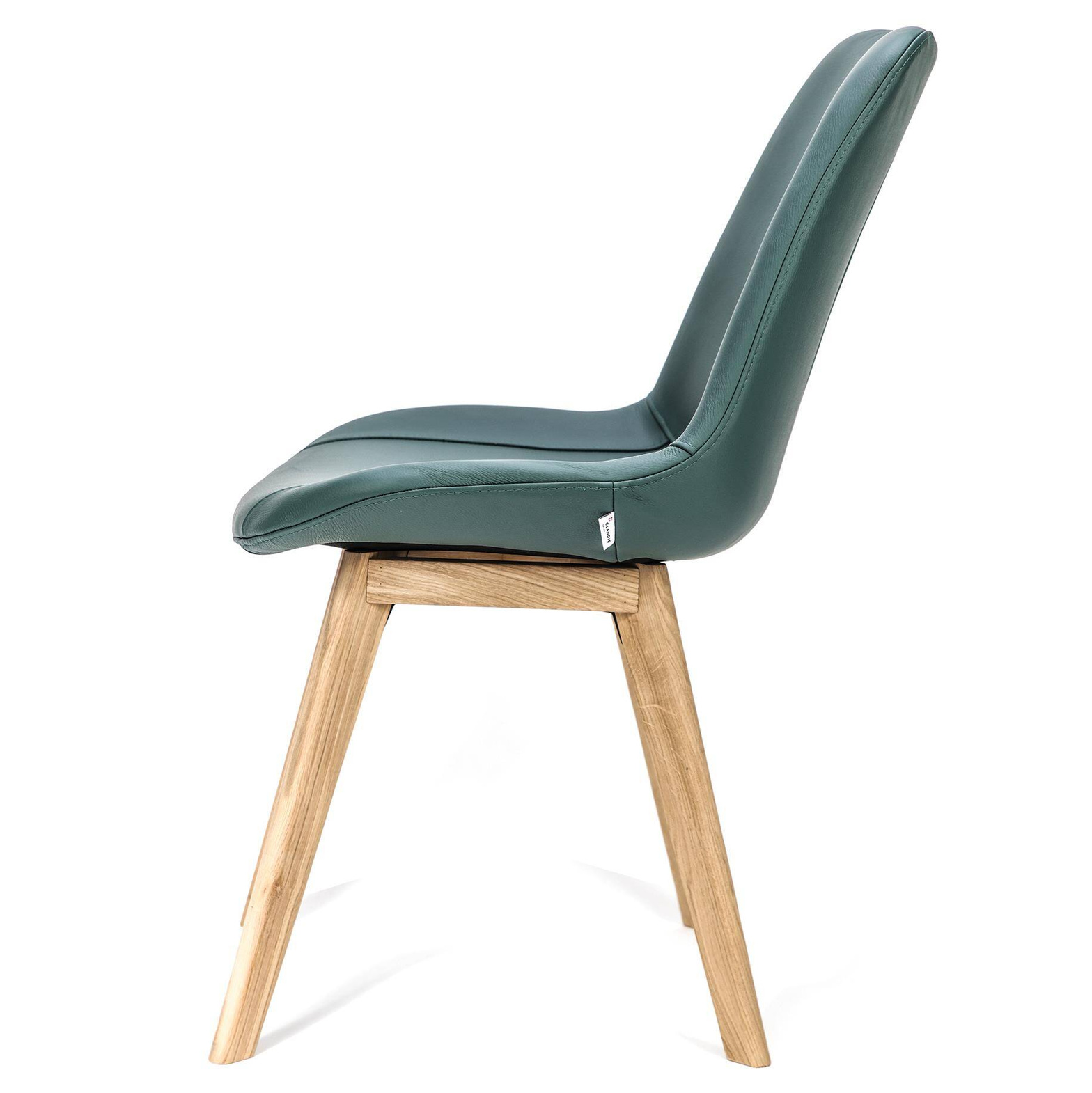 Claudie :: Patrick Polsterstuhl, Holzbeine, Farbe nach Wahl, Breite 53 cm