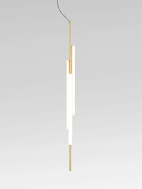 Marset :: Lampa wisząca Ambrosia złota wys. 130 cm