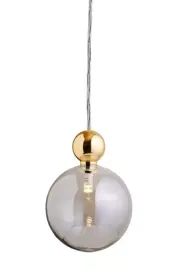 EBB & FLOW :: Hanging lamp Uva Smokey grey dia. 10 cm size L