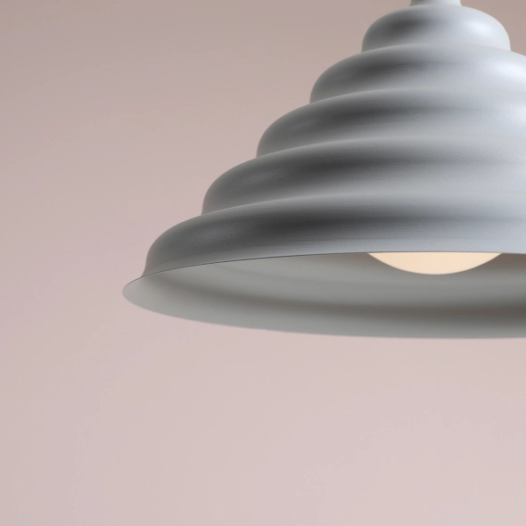 Artera :: Wave hanging lamp, gray-blue, size XL, diameter 36 cm