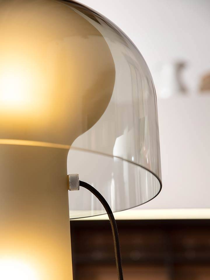 Karman :: Lilly table lamp, height 48 cm, gray